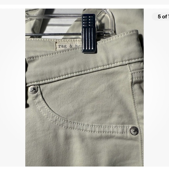 Rag & Bone Cream Legging Skinny Jeans. Size 29. - Picture 2 of 8